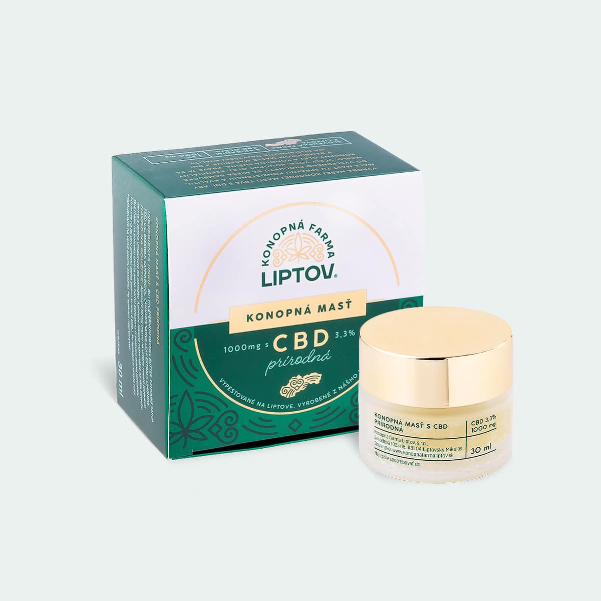 Hemp CBD ointment 1000 mg pure