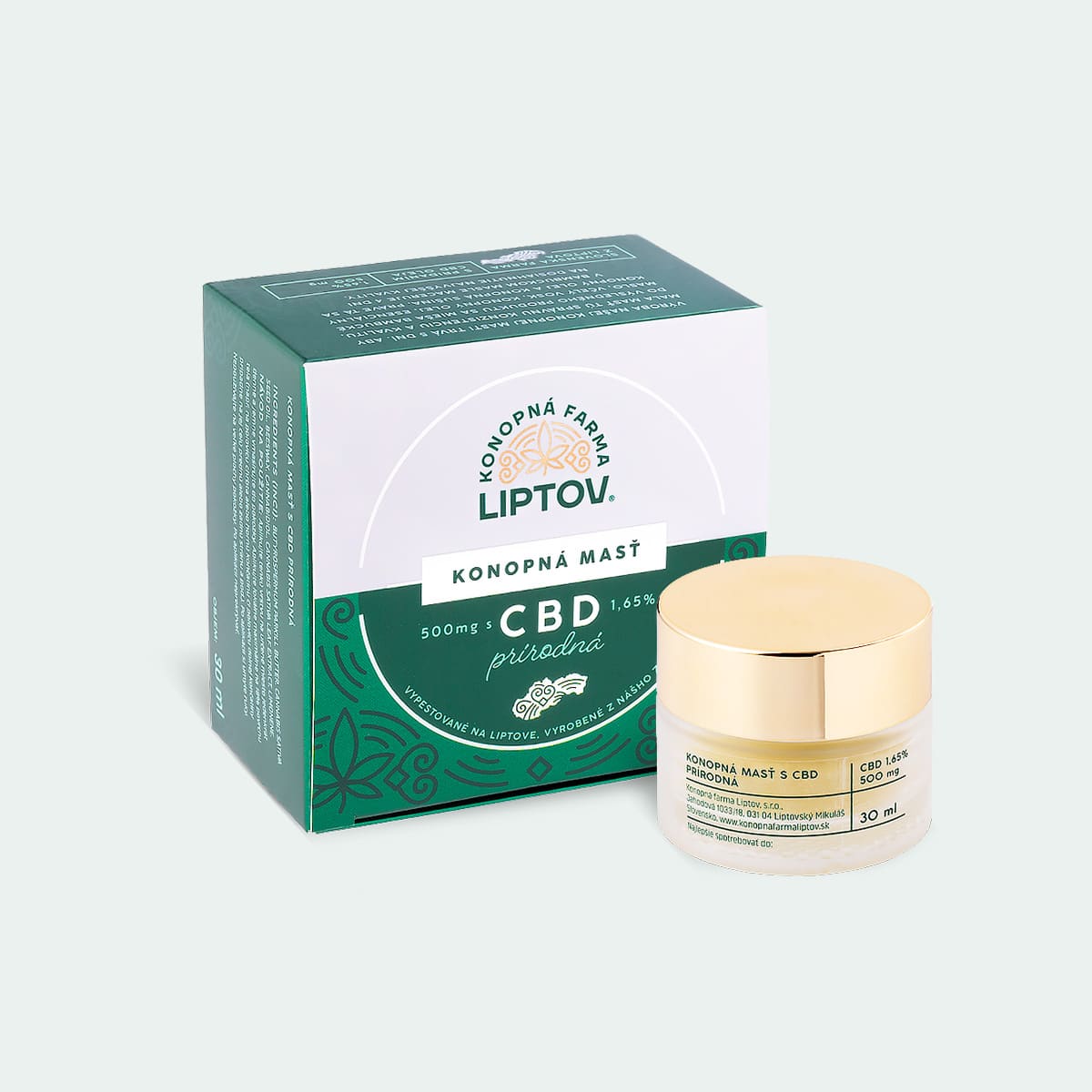 Hemp CBD ointment 500 mg pure