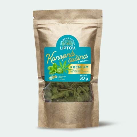 Liptovská hemp powder with mint 30g