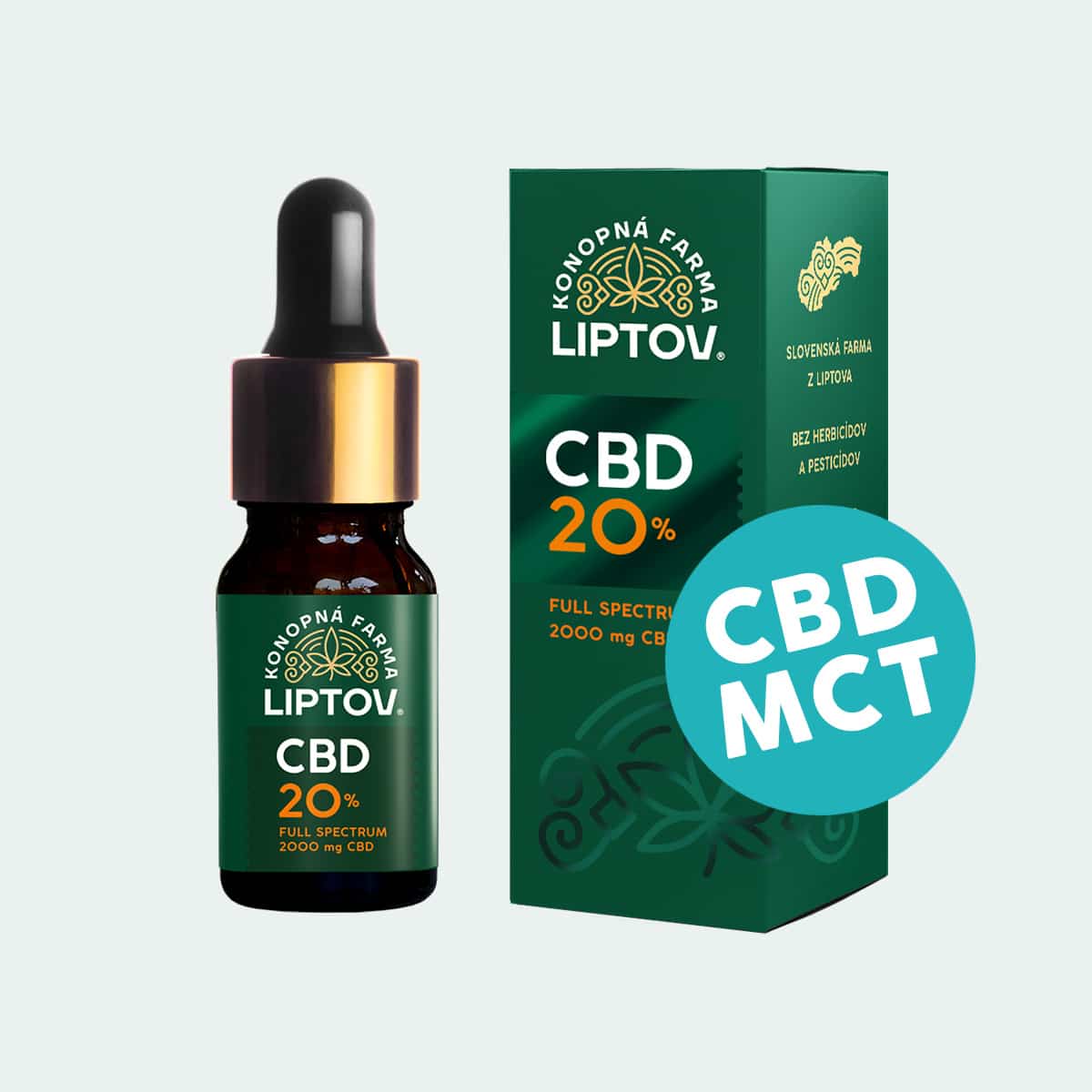 CBD oil with MCT 20% full spectrum