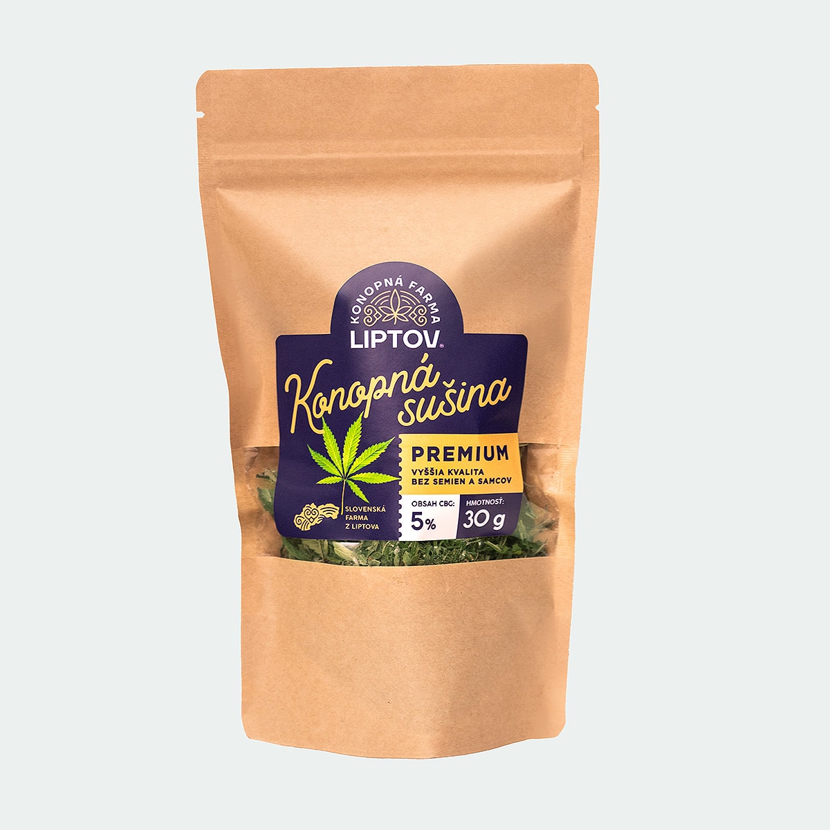 Liptovská hemp dry matter CBG